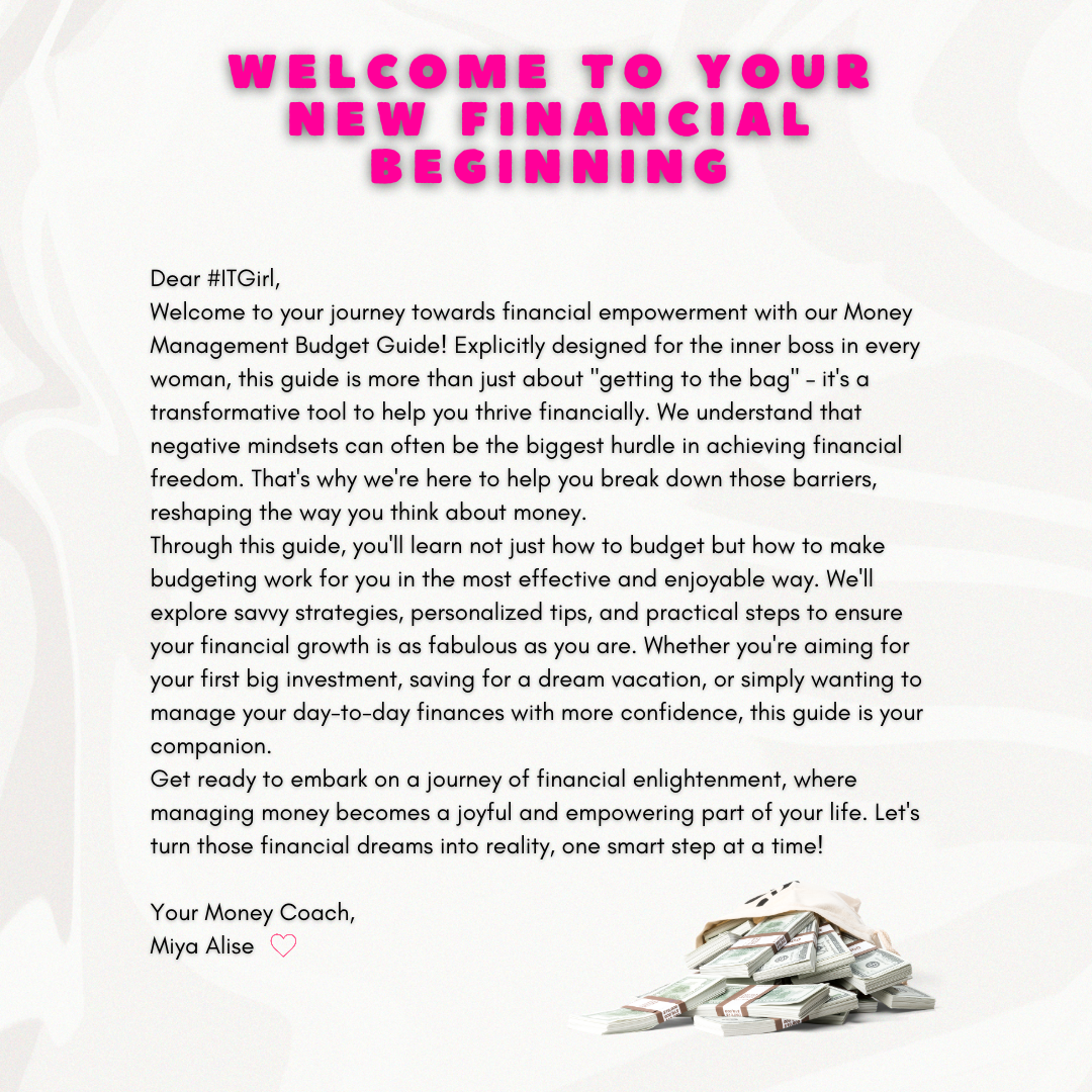 #ItGirl Budget Guide ( E-Journal)